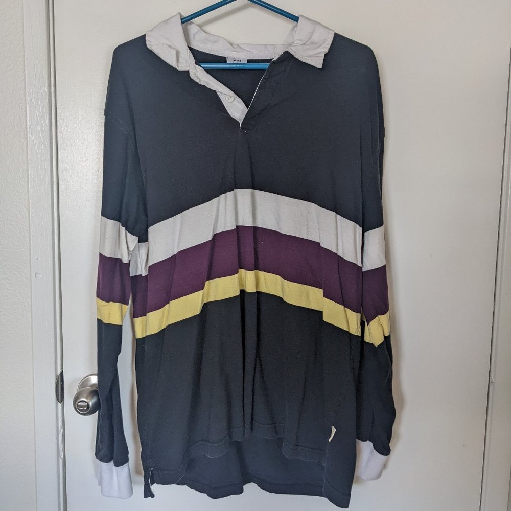 mens or womens collared long sleeve top